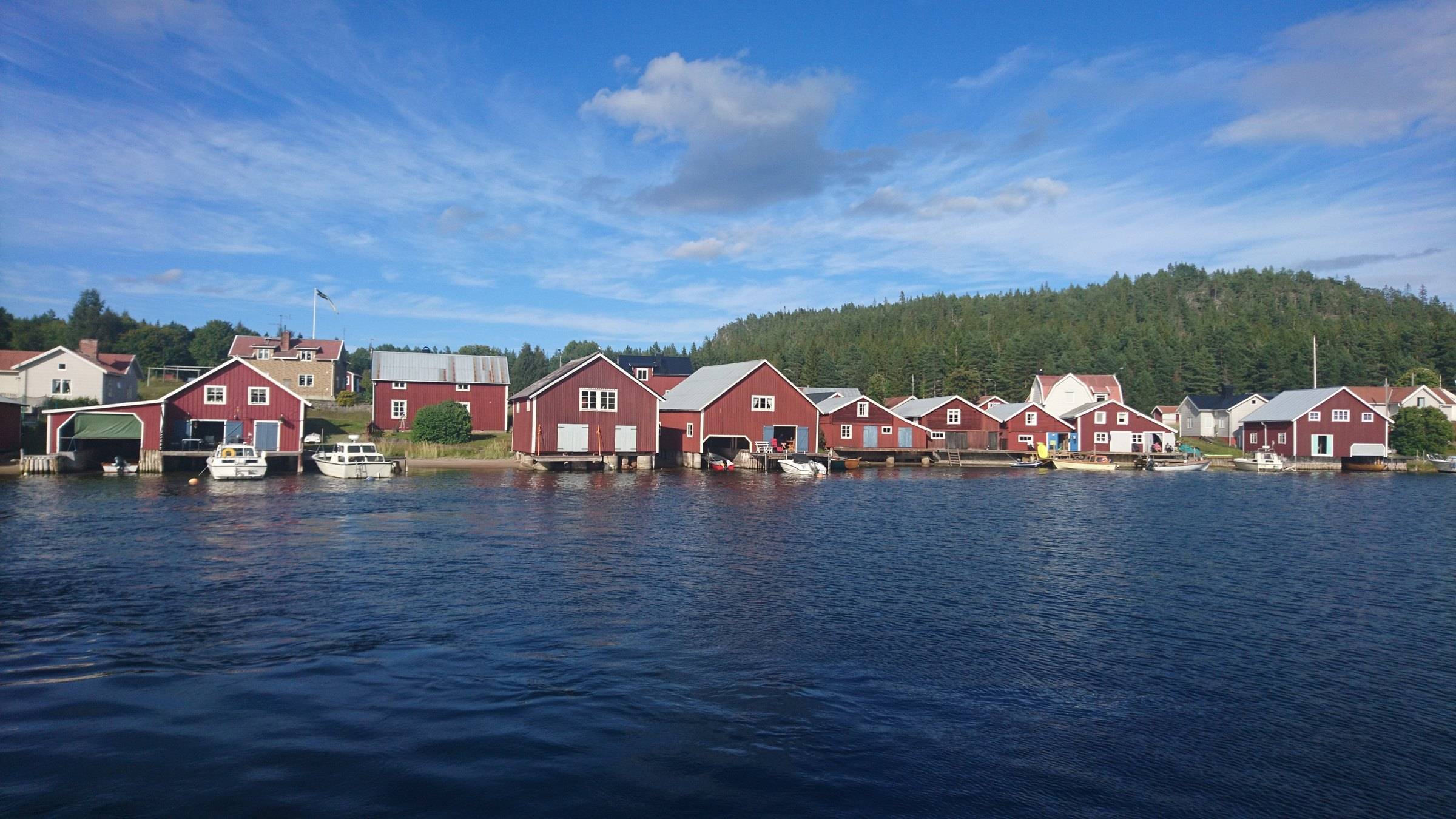 The fishing village on Trysunda